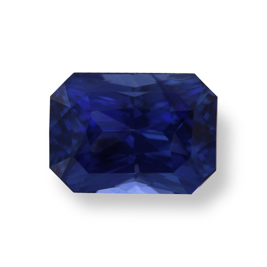 6.58 Carat Blue MADAGASCAR Radiant Sapphire AGL