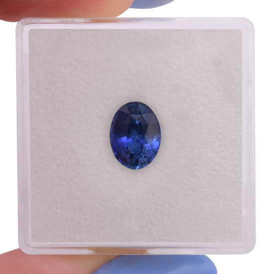 1.60 Carat Blue SRI LANKAN Oval Sapphire