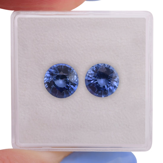 3.11 Carat Blue SRI LANKAN Round Sapphire