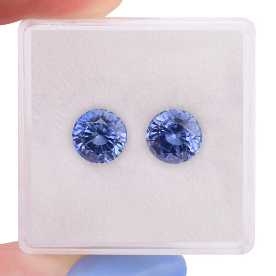 3.20 Carat Blue SRI LANKAN Round Sapphire