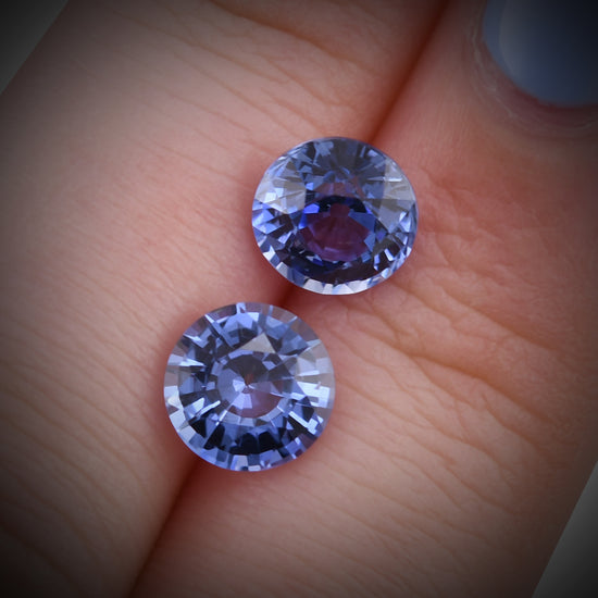 3.59 Carat Blue SRI LANKAN Round Sapphire