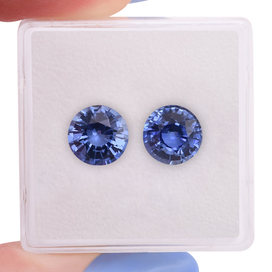 3.59 Carat Blue SRI LANKAN Round Sapphire