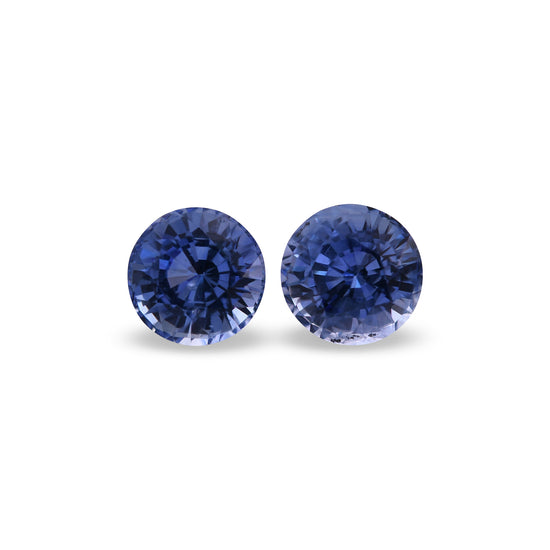 3.78 Carat Blue SRI LANKAN Round Sapphire