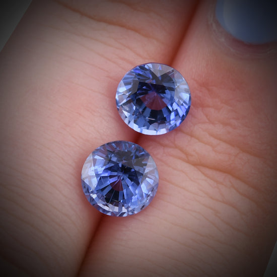 3.78 Carat Blue SRI LANKAN Round Sapphire