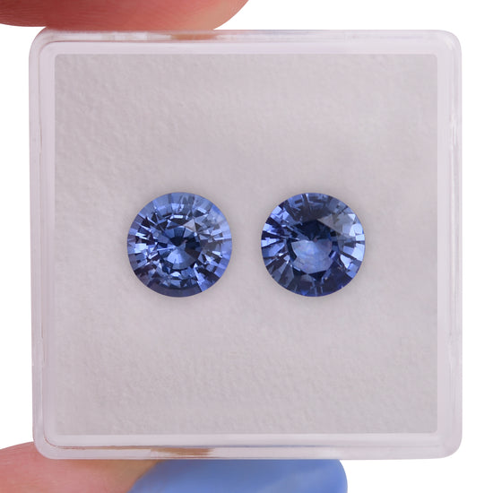 2.91 Carat Blue SRI LANKAN Round Sapphire