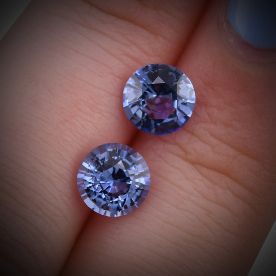 2.91 Carat Blue SRI LANKAN Round Sapphire