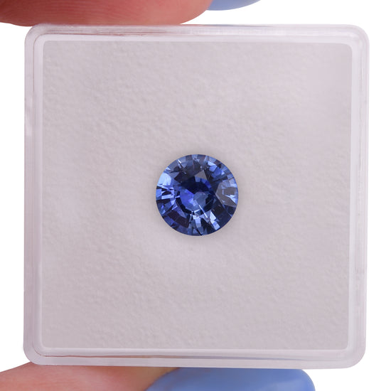 1.36 Carat Blue SRI LANKAN Round Sapphire