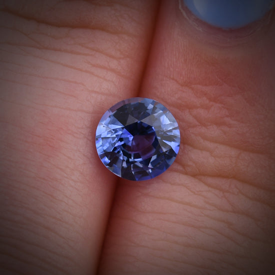 1.36 Carat Blue SRI LANKAN Round Sapphire