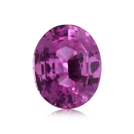 4,12 Karat rosa MADAGASKAR Oval-Saphir GIA