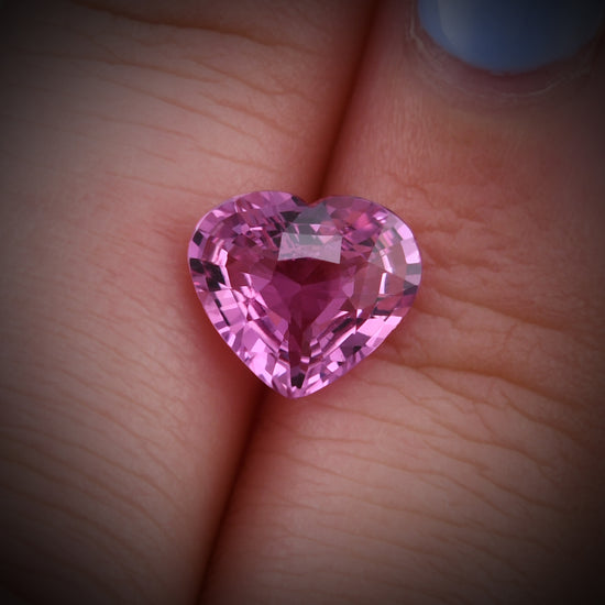2.52 Carat Pink MADAGASCAR Heart Sapphire