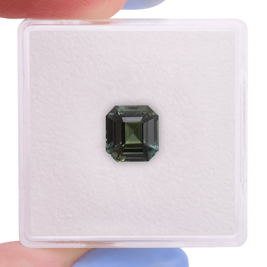 2.06 Carat Green MADAGASCAR Sq. Emerald Sapphire
