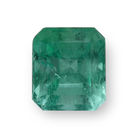 6,12 Karat Grüner KOLUMBIANISCHER Smaragd im Oktagonschliff GIA