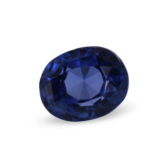 7.18 Carat Blue SRI LANKAN Oval Sapphire GIA