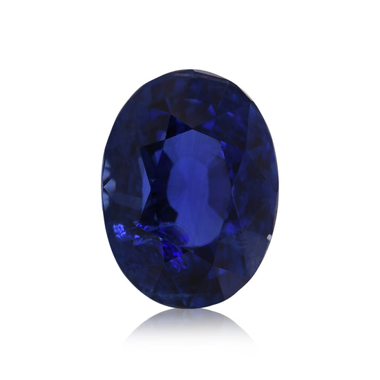 12.54 Carat Blue SRI LANKAN Oval Sapphire GIA