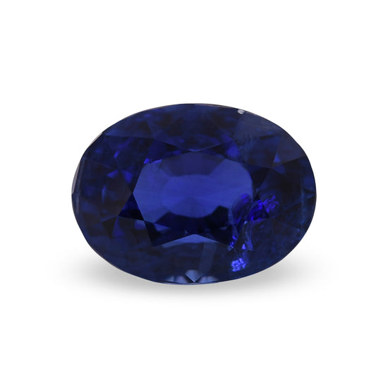12.54 Carat Blue SRI LANKAN Oval Sapphire GIA