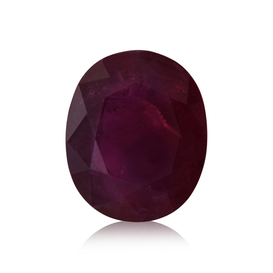 18.28 Carat Red MADAGASCAR Oval Ruby GIA