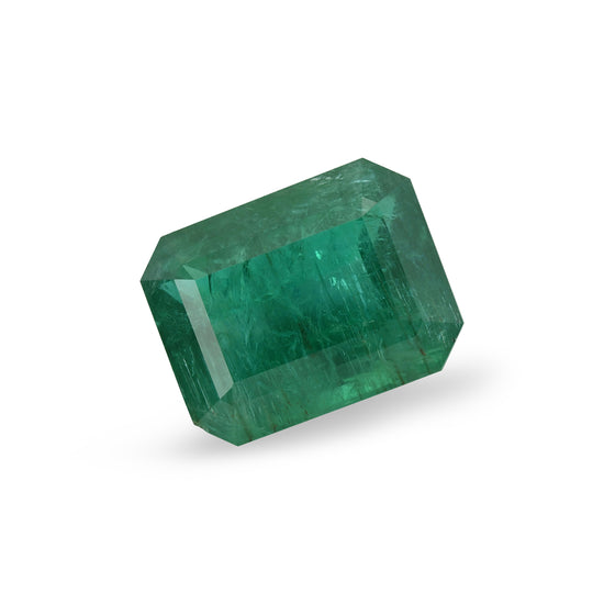 38.37 Carat Green  Octagon Emerald
