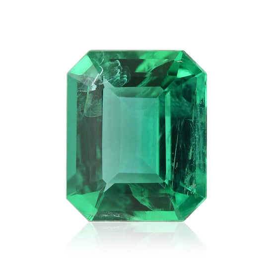 2.35 Carat Green ZAMBIAN Octagon Emerald GRS