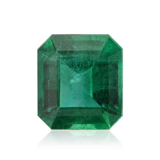 2.52 Carat Green ZAMBIAN Octagon Emerald GRS