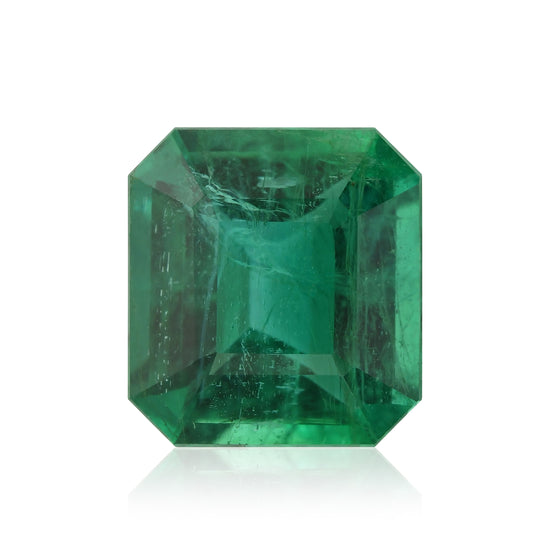 3.05 Carat Green ZAMBIAN Octagon Emerald GRS