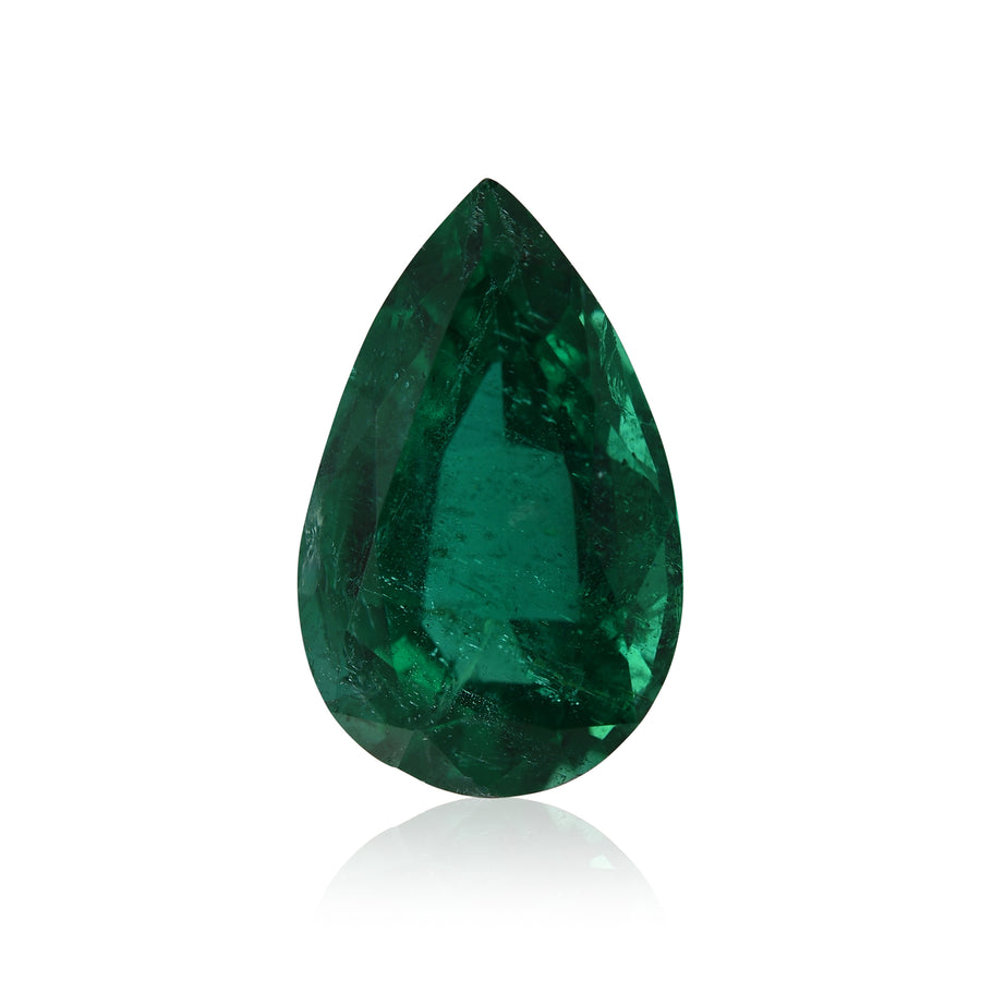 Smeraldo Goccia Verde ZAMBIANO da 8,86 carati GRS