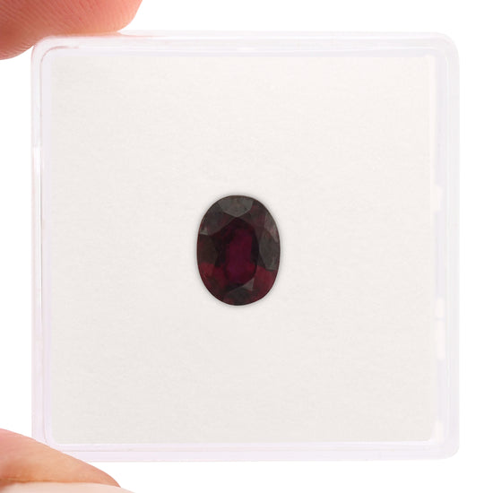 1.03 Carat Red THAI Oval Ruby GRS