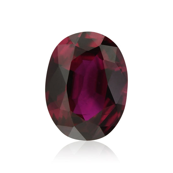 1.03 Carat Red THAI Oval Ruby GRS