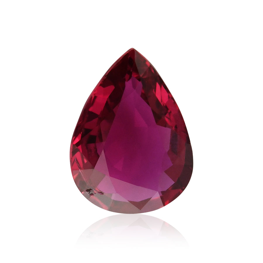 1,11 Karat Roter MADAGASKAR Birnen-Rubin GRS