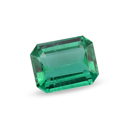 3.96 Carat Green ZAMBIAN Octagon Emerald
