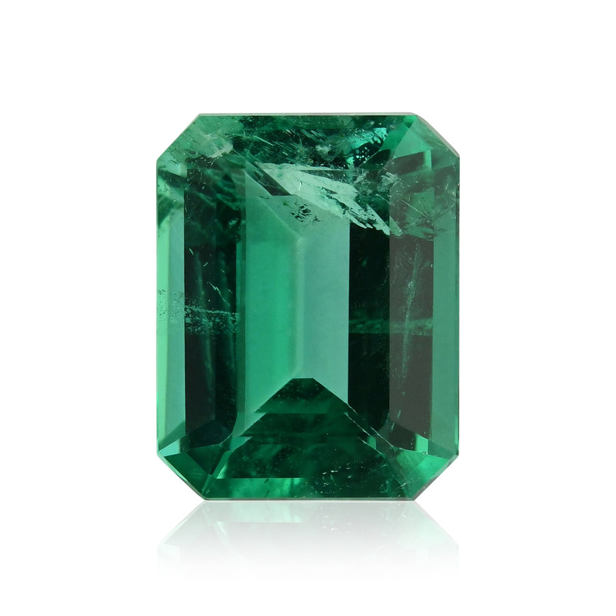 Smeraldo Ottagonale Verde ZAMBIANO da 2,14 Carati