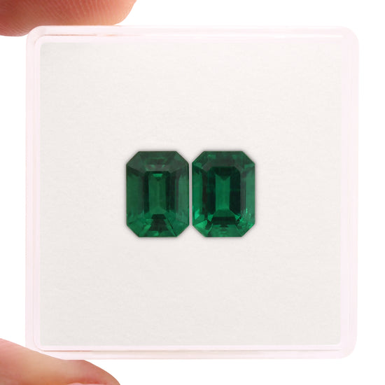 2.35 Carat Green  Octagon Emerald