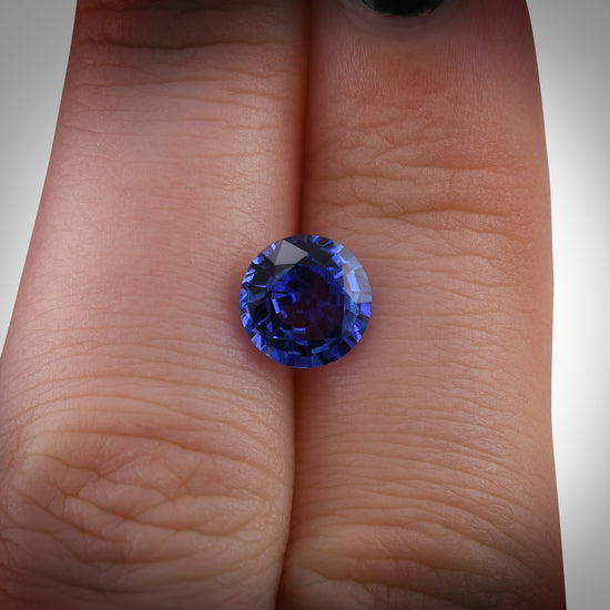 2.06 Carat Blue SRI LANKAN Round Sapphire