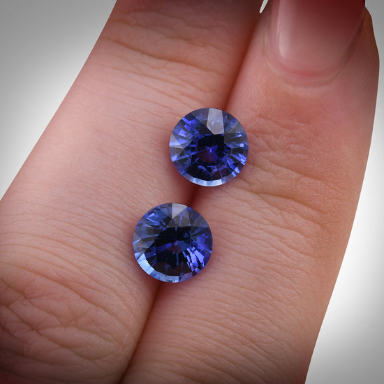 4.15 Carat Blue SRI LANKAN Round Sapphire