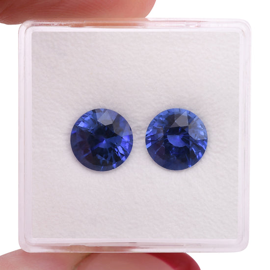 4.15 Carat Blue SRI LANKAN Round Sapphire