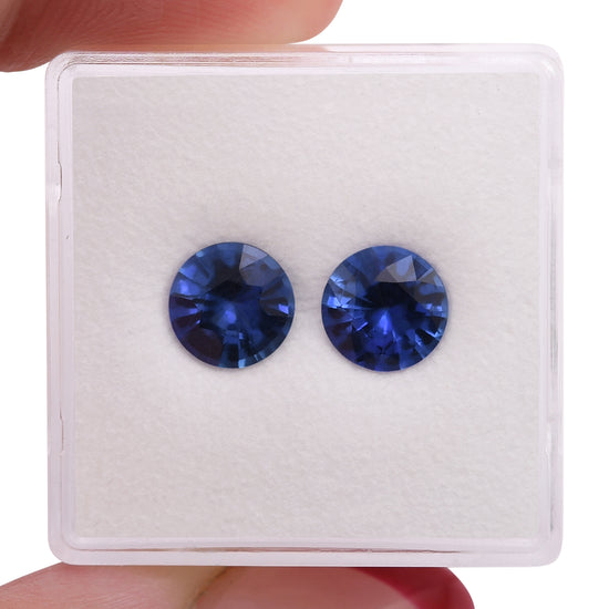 2.82 Carat Blue SRI LANKAN Round Sapphire