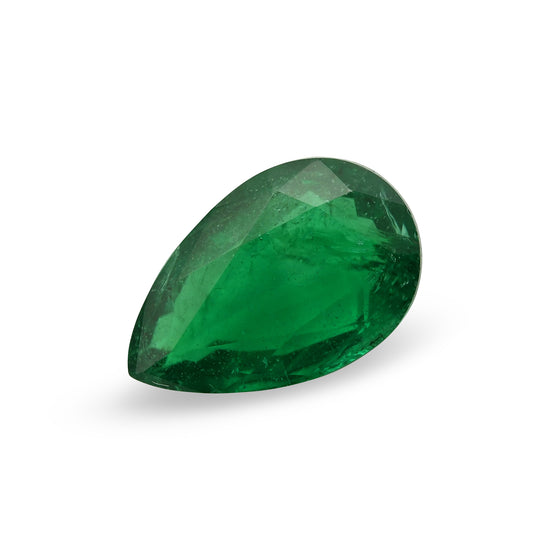 1.64 Carat Green ZAMBIAN Pear Emerald