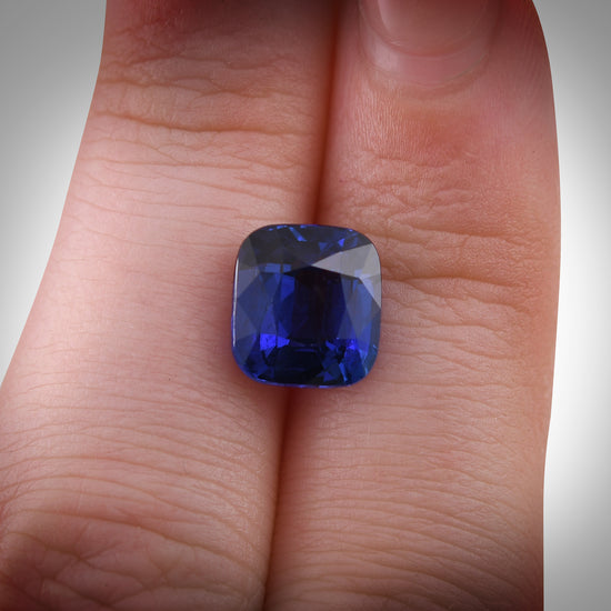 5.03 Carat Blue SRI LANKAN Cushion Sapphire AGL