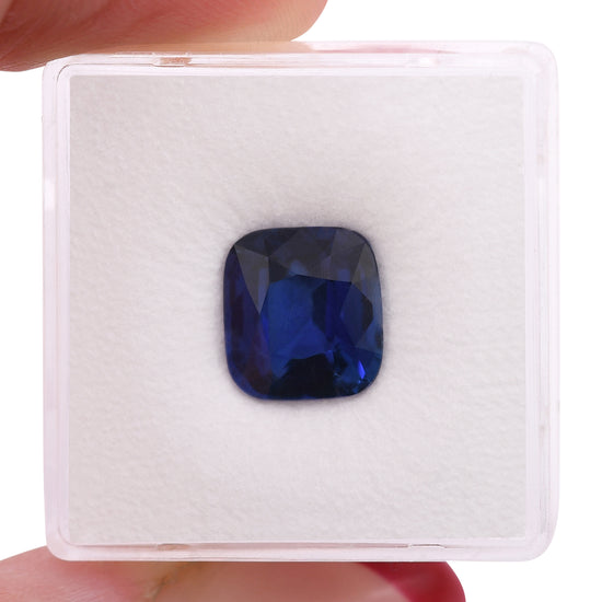 5.03 Carat Blue SRI LANKAN Cushion Sapphire AGL