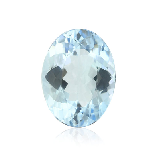 3.02 Carat Blue BRAZILLIAN Oval Aquamarine