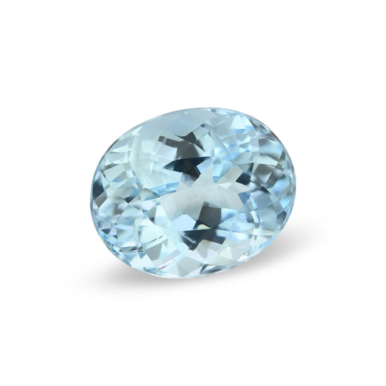 3.02 Carat Blue BRAZILLIAN Oval Aquamarine