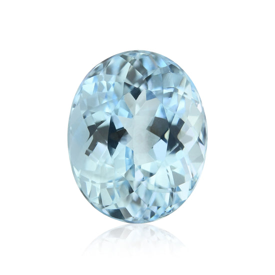 3.02 Carat Blue BRAZILLIAN Oval Aquamarine
