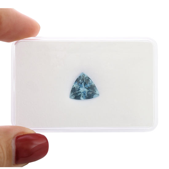 4.11 Carat Blue BRAZILLIAN Triangle Aquamarine