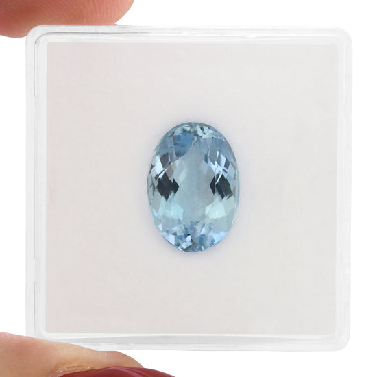 3.01 Carat Blue BRAZILLIAN Oval Aquamarine