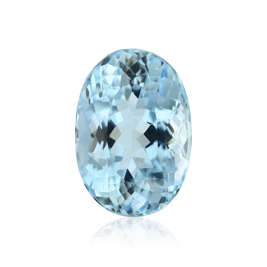 4.58 Carat Blue BRAZILLIAN Oval Aquamarine