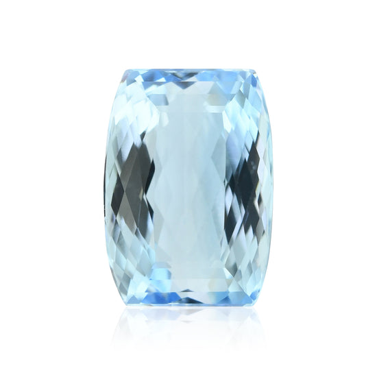 4.25 Carat Blue BRAZILLIAN Cushion Aquamarine
