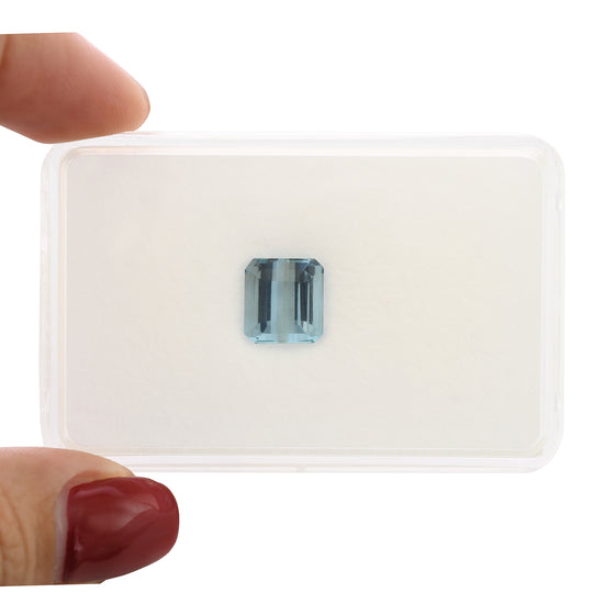 4.13 Carat Blue BRAZILLIAN Octagon Aquamarine