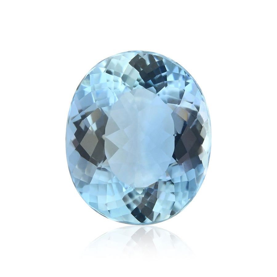 4.64 Carat Blue BRAZILLIAN Oval Aquamarine