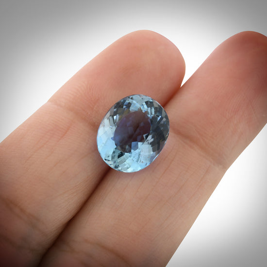 4.64 Carat Blue BRAZILLIAN Oval Aquamarine