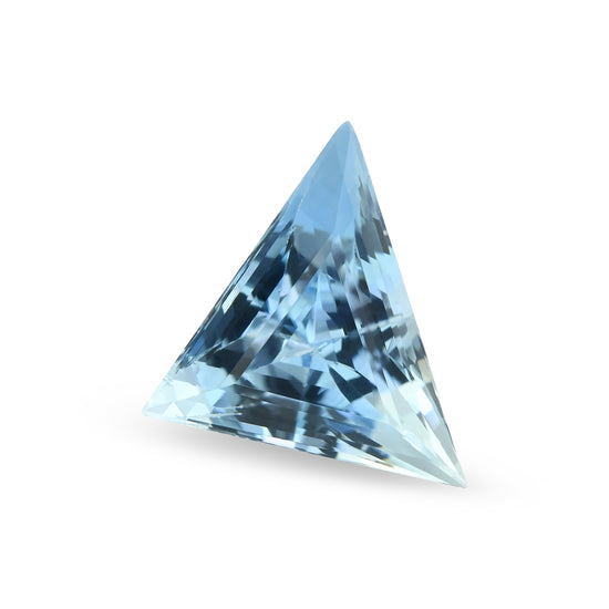 4.68 Carat Blue BRAZILLIAN Triangle Aquamarine