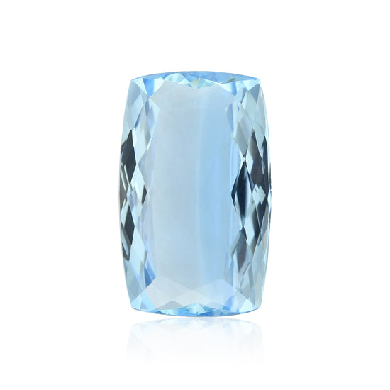 4.20 Karat Blauer BRASILIANISCHER Kissen-Aquamarin